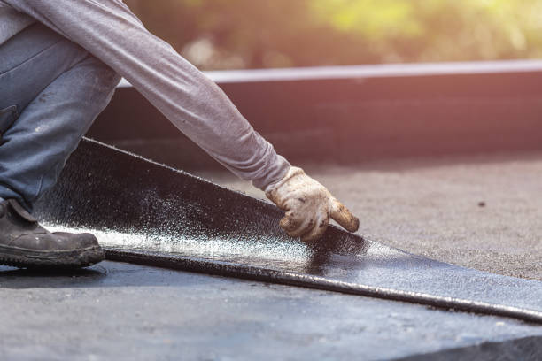Professional Emergency Waterproofing technician working in Holmdel, NJ